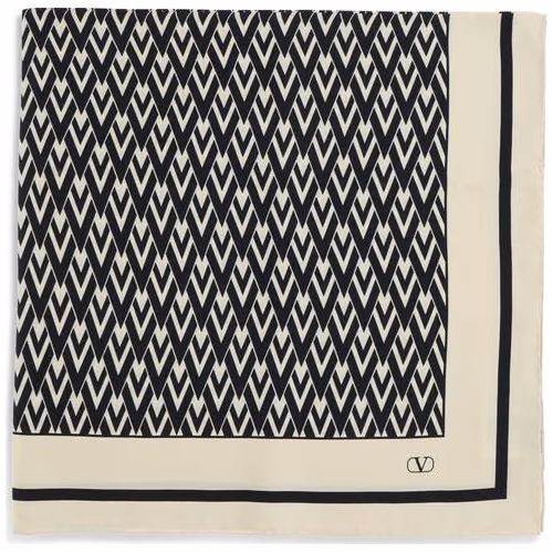 Valentino Garavani Multicolor Silk Scarf