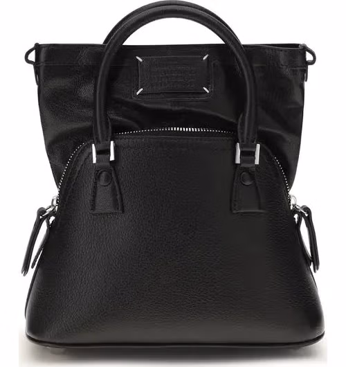 Maison Margiela Black Goatskin Handbag