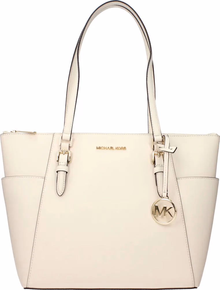 Michael Kors Beige Leather Shoulder Bag