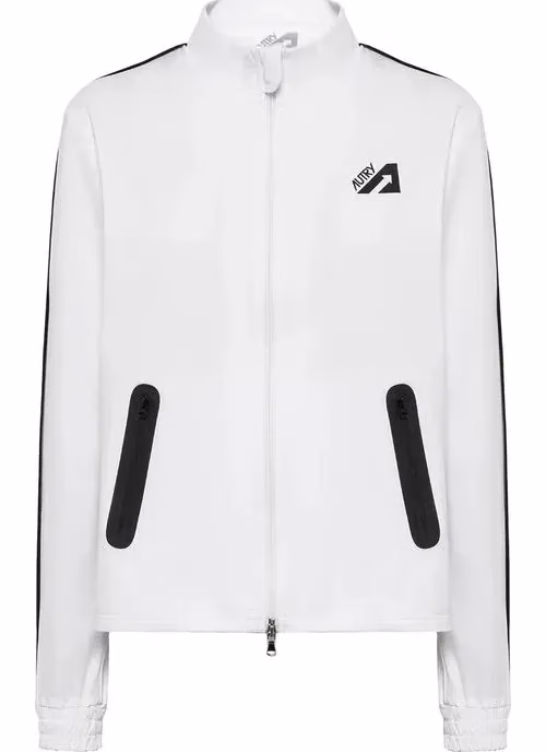 Autry White Elastane Shell Jacket