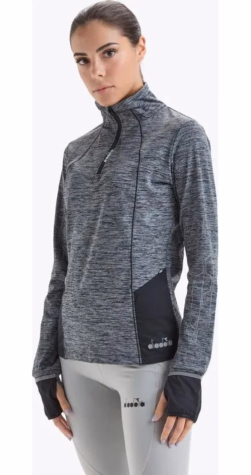 Diadora Black Polyester Sweatshirt