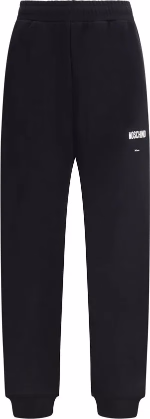 Moschino Black Cotton Casual Pants