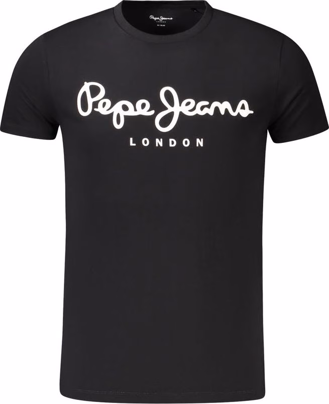 Pepe Jeans Black Cotton Men's T-Shirt