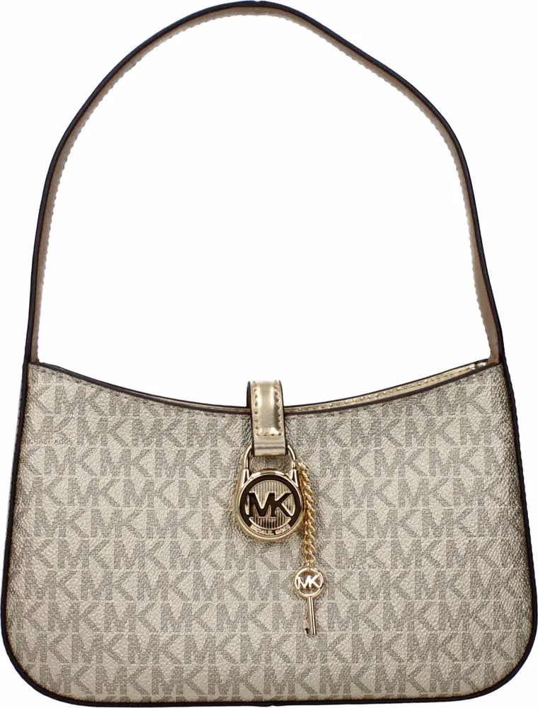 Michael Kors Gold Fabric Handbag