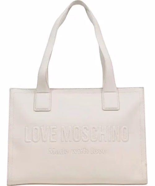 Love Moschino Beige Polyethylene Handbag