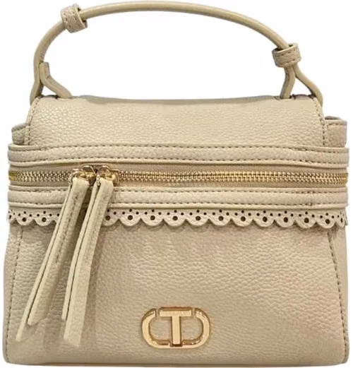 Twinset Beige PU Women Handbag