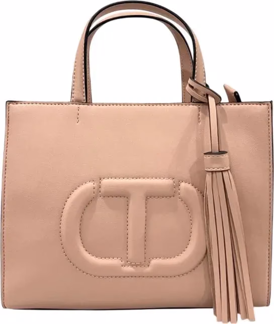 Twinset Pink PU Women Handbag