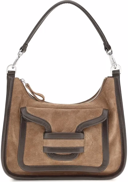 Pierre Hardy Brown Calf Leather Bos Taurus Shoulder Bag