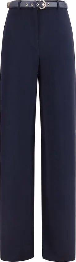 Max Mara Blue Triacetate Dress Pants