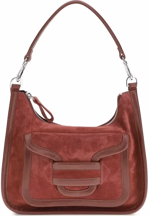 Pierre Hardy Bordeaux Calf Leather Bos Taurus Shoulder Bag