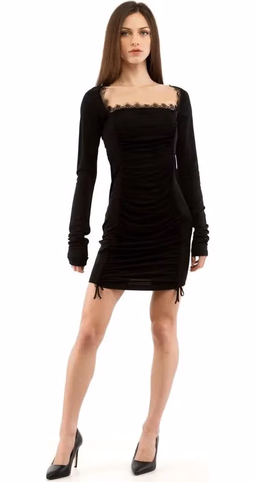 Moschino Black Viscose Casual Dress