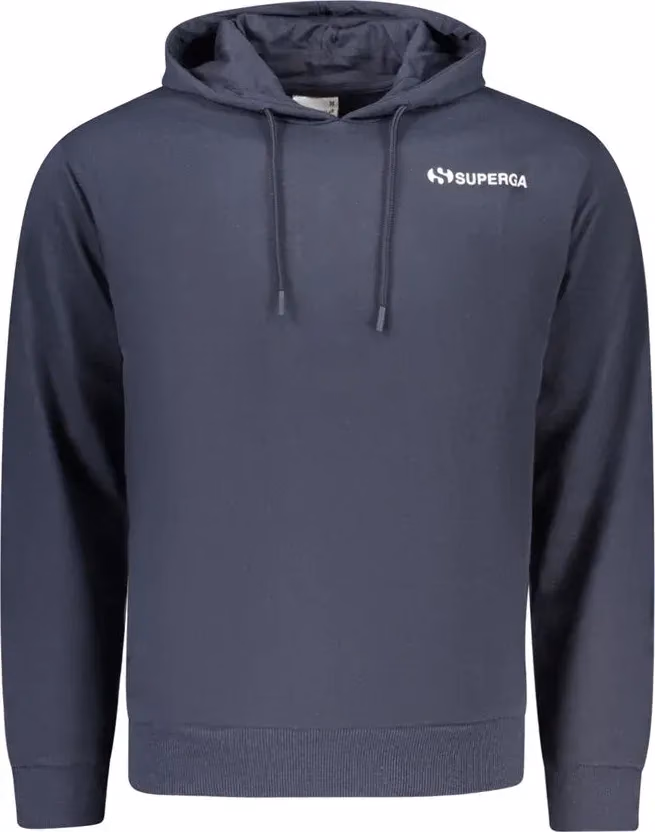 Superga Blue Cotton Men Sweatshirt