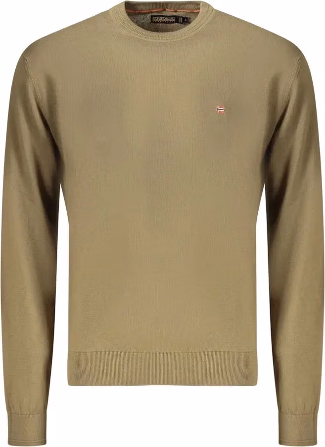 Napapijri Verde Cotton Men's Long-Sleeve Shirt