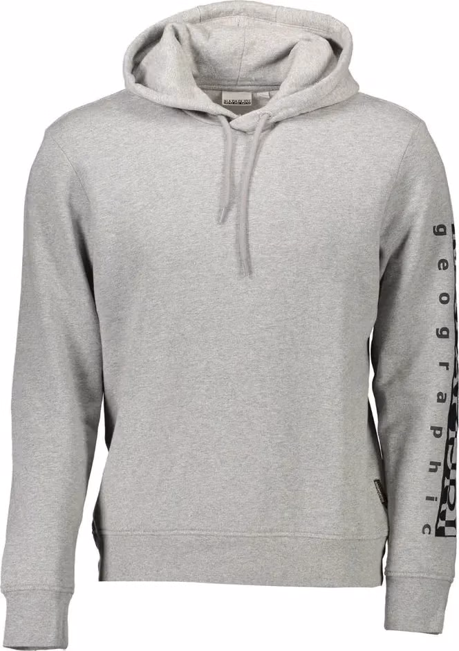 Napapijri Gray Cotton Men Sweater