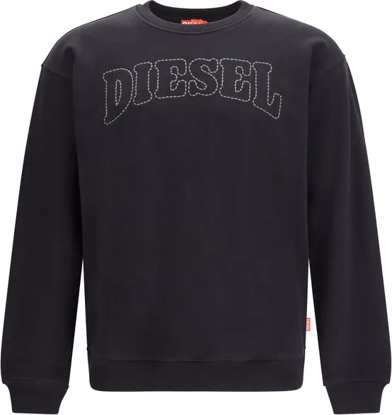 Diesel Black Cotton Sweatshirt