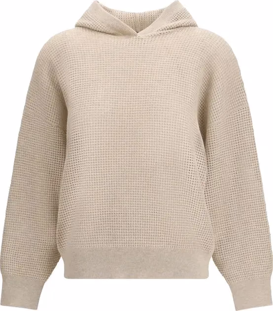 Brunello Cucinelli Beige Cashmere Sweatshirt