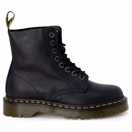 Dr. Martens Black Leather Lace-Up Boots