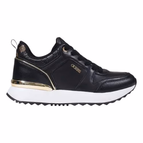 Guess Black Polyethylene Low Top Sneakers