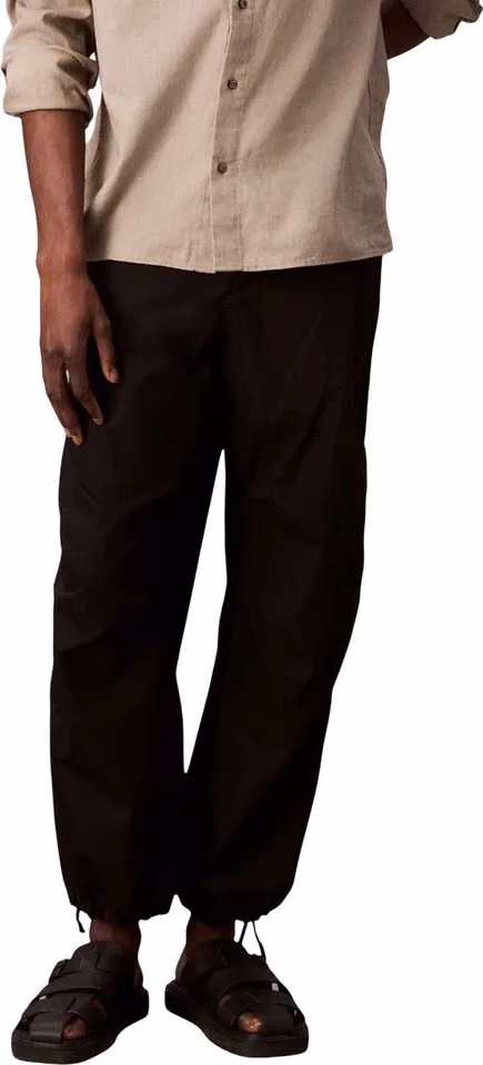 Calvin Klein Jeans Black Cotton Joggers (Workout Pants)