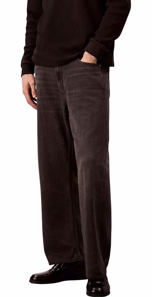 Calvin Klein Jeans Black Lyocell Relaxed Fit Jeans