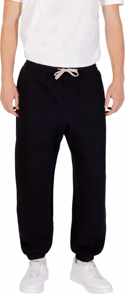 Armani Exchange Black Cotton Joggers (Workout Pants)