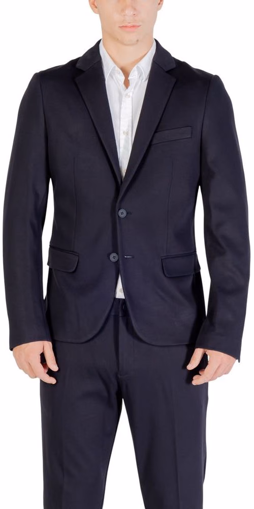Antony Morato Blue Viscose Blazer