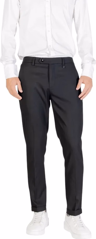 Antony Morato Black Polyester Skinny Pants
