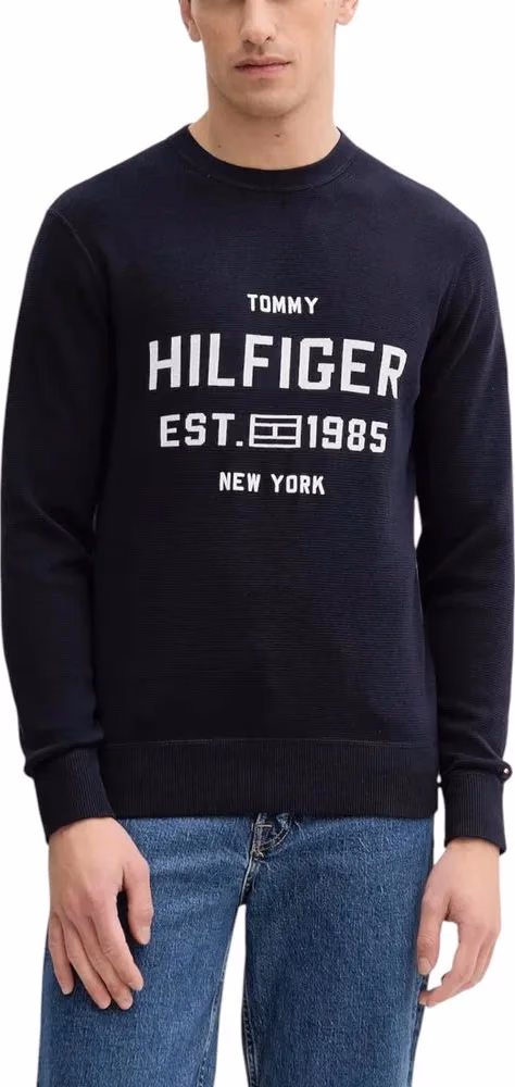 Tommy Hilfiger Blue Organic Cotton Sweatshirt