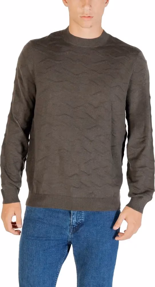 Armani Exchange Green Marabou Sweatshirt