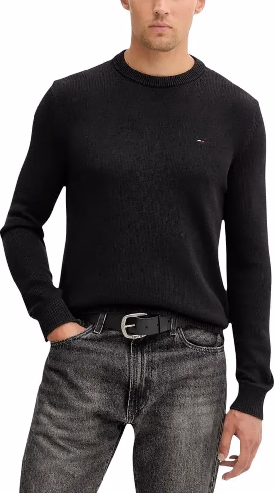 Tommy Hilfiger Jeans Black Organic Cotton Sweatshirt
