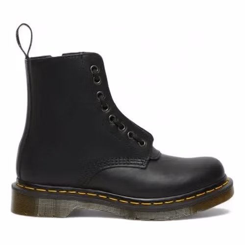 Dr. Martens Black Leather Lace-Up Boots