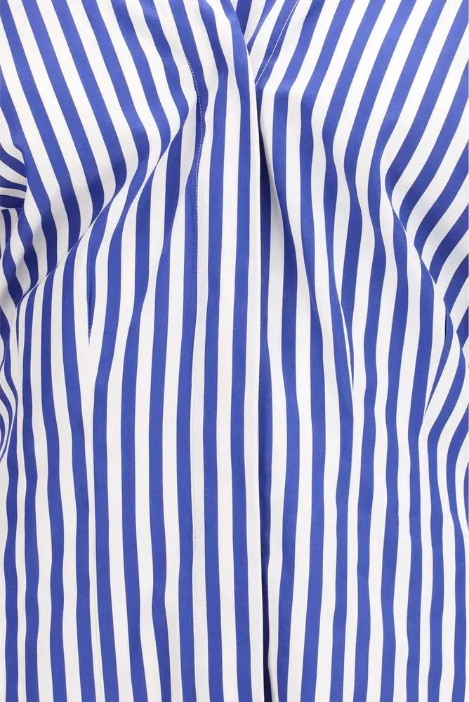 Givenchy Blue Cotton Pattern Shirt