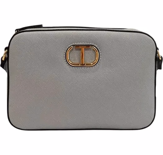 Twinset Blue PU Women Crossbody Bag