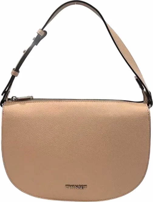 Twinset Pink PU Women Shoulder Bag