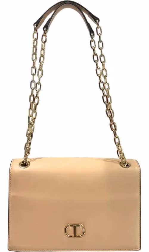 Twinset Pink PU Women Crossbody