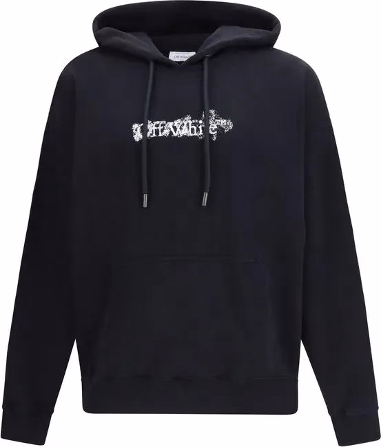 Off-White Black Cotton Sweatshirt