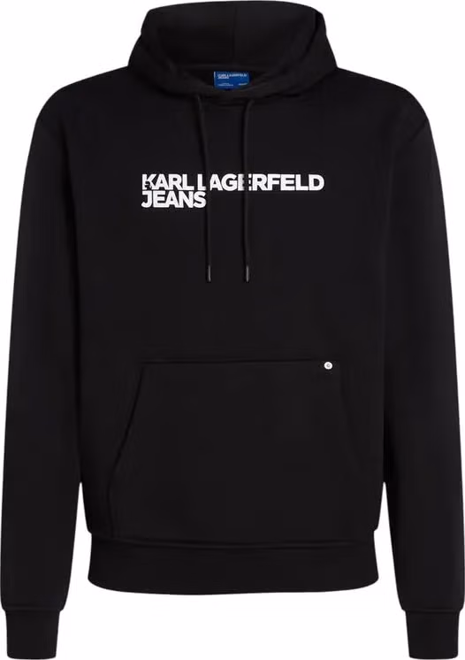Karl Lagerfeld Black Cotton Hoodie