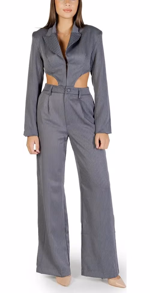 Colcci Gray Polyester Jumpsuit