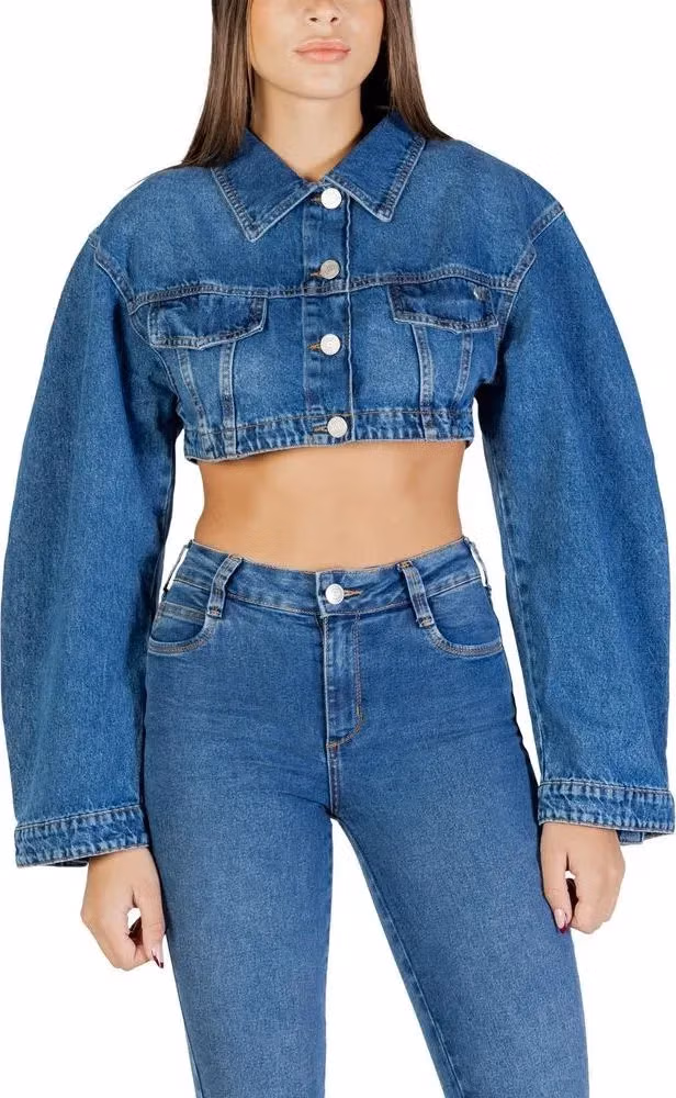 Colcci Blue Cotton Denim Jacket