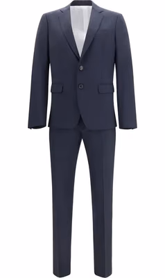 Blue Wool Suit