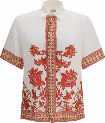 Multicolor Linen Pattern Shirt