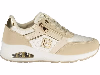Beige Polyurethane Women Sneaker