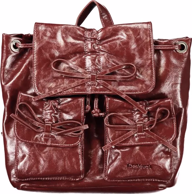 Desigual Burgundy Polyurethane Women Backpack