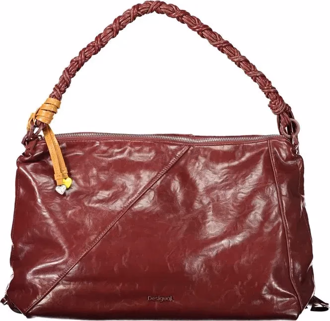 Desigual Burgundy Polyurethane Women Handbag