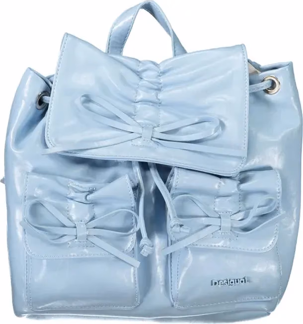 Desigual Azzurro Poliuretano Women Backpack
