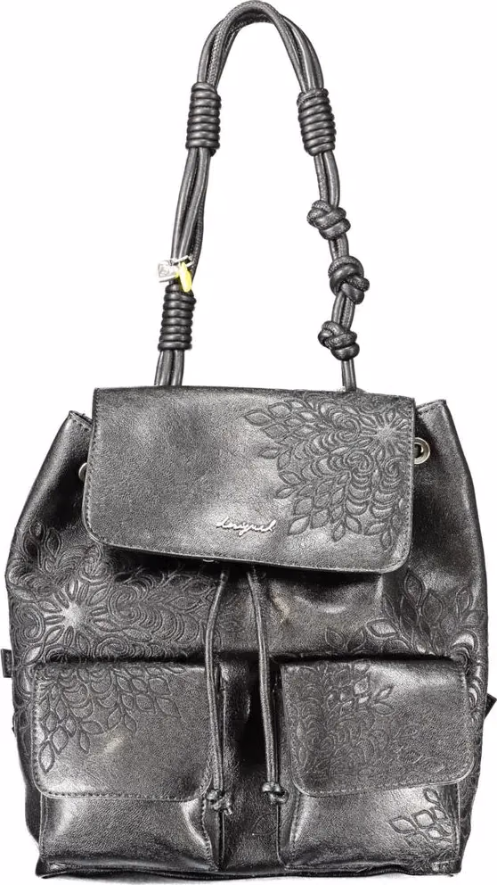 Desigual Black Polyurethane Women's Mini Backpack