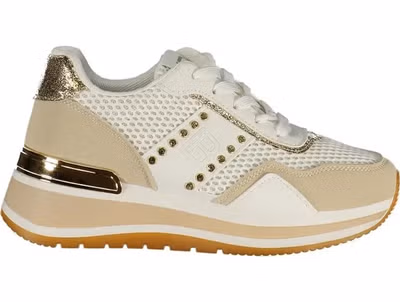Bianco Polyurethane Women Sneaker
