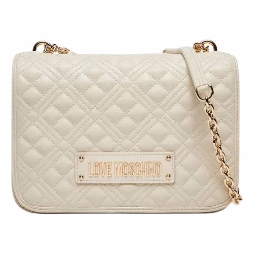 Love Moschino Beige Polyethylene Handbag