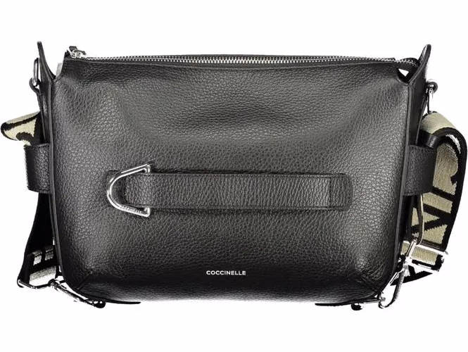 Coccinelle Nero Pelle Women Shoulder Bag