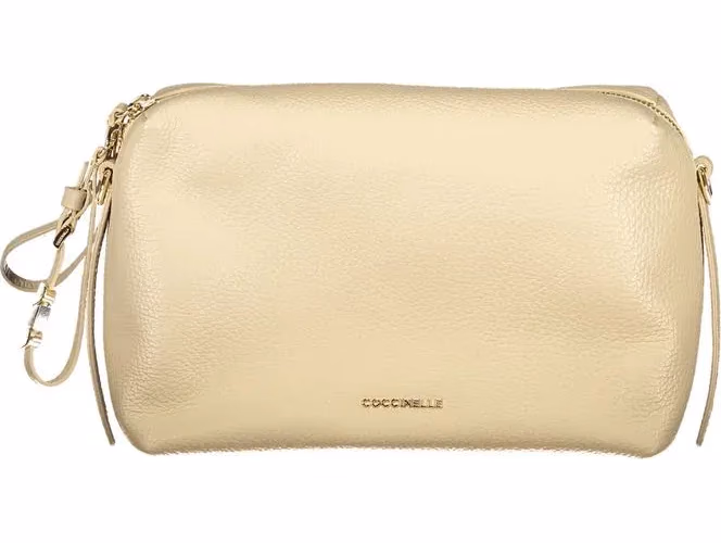 Coccinelle Beige Leather Woman Handbag